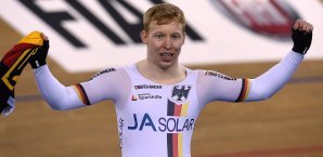 Joachim Eilers hat am letzten Tag der Bahnrad-WM in London zum zweiten Mal Gold gewonnen Joachim Eilers