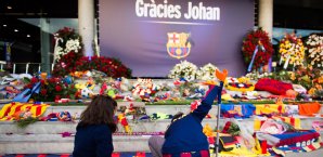 Der FC Barcelona gedenkt Johan Cruyff Johan Cruyff