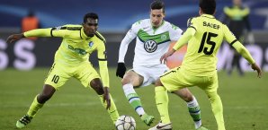 Julian Draxler erzielte beim 3:2-Hinspielsieg gegen KAA Gent zwei Treffer Julian Draxler