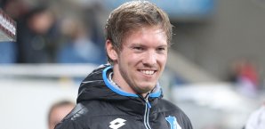Julian Nagelsmann steckt mit der TSG im Abstiegskampf Julian Nagelsmann