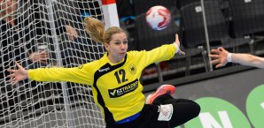 Torhüterin Katja Kramarczyk war mit der kämpferischen Leistung zufrieden Katja Kramarczyk