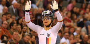 Kristina Vogel hat bei der Bahnrad-WM in London Gold und Bronze gewonnen Kristina Vogel