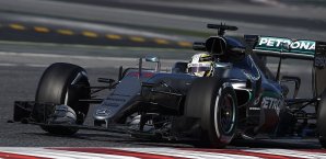 Lewis Hamilton auf dem Circuit de Catalunya Lewis Hamilton