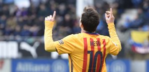 Lionel Messi gelangen gegen SD Eibar zwei Treffer Lionel Messi
