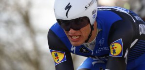 Marcel Kittel belegte in De Panne hinter Elia Viviani den zweiten Platz Marcel Kittel