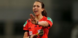 Marija Kurtes pfeift für den Verein SG Benrath-Hassels Marija Kurtes
