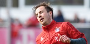 Mario Götze kommt unter Pep Guardiola nicht wie erhofft zum Zug Mario Götze