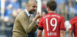 Götze ist bei Pep kein Stammspieler Mario Götze, Pep Guardiola