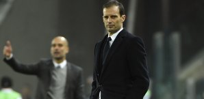 Massimiliano Allegri beim Hinspiel gegen Bayern München Massimiliano Allegri