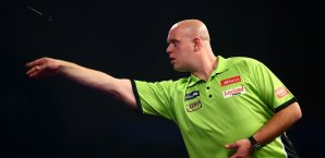 Michael van Gerwen traf im Dezember schon einmal auf Rene Eidams Michael van Gerwen