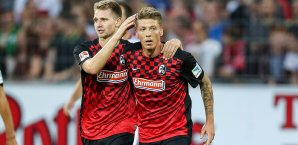 Mike Frantz (r.) erzielte das wichtige Führungstor für den SCF Mike Frantz