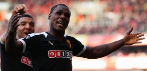 Odion Ighalo brachte Watford mit seinem Treffer zum 1:0 auf die Siegerstraße Odion Ighalo