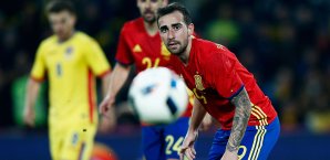 Trotz guter Besetzung gelang Europameister Spanien nur wenig Paco Alcacer