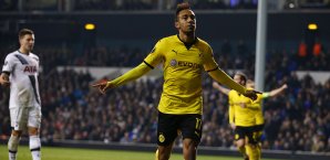 Pierre-Emerick Aubameyang traf doppelt beim BVB-Sieg gegen Tottenham Pierre-Emerick Aubameyang