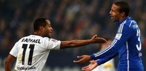 Raffael verlor am Freitag mit BMG beim FC Schalke Raffael