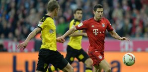 Robert Lewandowski schoss im Hinspiel zwei Tore Robert Lewandowski