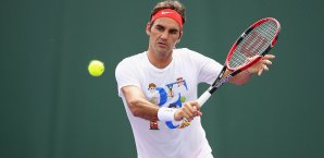 Roger Federer hat sich zuhause am Knie verletzt Roger Federer