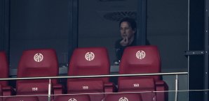 Roger Schmidt durfte in Mainz nur zuschauen Roger Schmidt