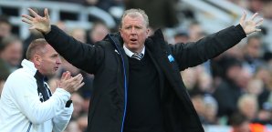 Steve McClaren ist seinen Trainerjob bei Newcastle United los Steve McClaren