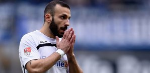 Paderborns Süleyman Koc lieferte die Vorarbeit zum zwischenzeitlichen Führungstreffer Süleyman Koc