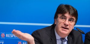 Theodore Theodoridis bei der offiziellen Vorstellung Theodore Theodoridis