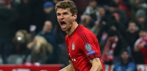 Thomas Müller freute sich nach seinem Treffer zum Ausgleich Thomas Müller