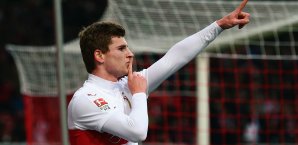 Timo Werner feiert sein Tor gegen die TSG Hoffenheim Timo Werner