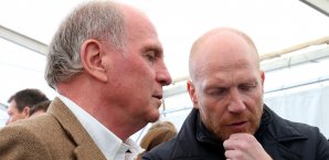 Uli Hoeneß und Matthias Sammer im Gespräch Uli Hoeneß, Matthias Sammer