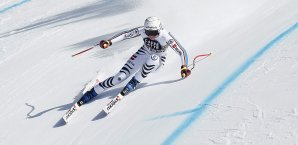 Viktoria Rebensburg bei der Abfahrt Viktoria Rebensburg