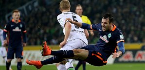 Die Bremer Polizei stellt der DFL die Partie Werder gegen Gladbach in Rechnung Werder Bremen, Borussia Mönchengladbach