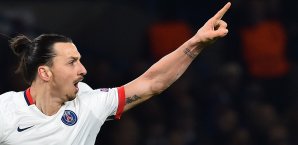 Zlatan Ibrahimovic war entscheidend am Sieg von PSG beteiligt Zlatan Ibrahimovic