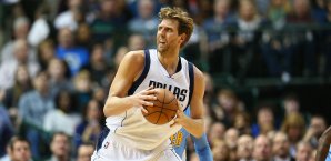 Dirk Nowitzki und seine Mavs sind in den Playoffs in Runde eins nicht an Westbrook und Durant vorbeigekommen Dirk Nowitzki