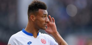Karim Onisiwo kommt bislang auf sieben Einsätze für den FSV Mainz 05 Karim Onisiwo