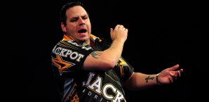Adrian Lewis ärgerte sich, dass er von Gerwyn Price blockiert wurde Adrian Lewis
