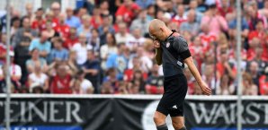 Arjen Robben musste verletzungsbedingt ausgewechselt werden Arjen Robben