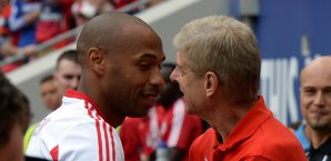 Arsene Wenger und Thierry Henry holten gemeinsam den letzten Meistertitel der Gunners Arsene Wenger, Thierry Henry
