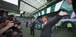Brendan Rodgers verlor sein erstes Spiel als Celtic-Coach Brendan Rodgers