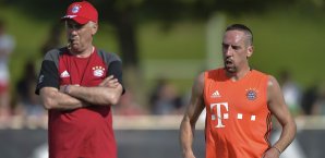 Franck Ribery traf am Samstag im Test gegen die SpVgg Landshut Franck Ribery, Carlo Ancelotti