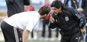 Diego Armando Maradona trainierte Gonzalo Higuain in der argentinischen Nationalmannschaft Gonzalo Higuain, Diego Maradona