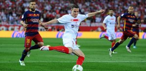 Kavin Gameiro und Jordi Alba (l.) könnten in der nächsten Saison im selben Trikot auflaufen Kavin Gameiro, Jordi Alba