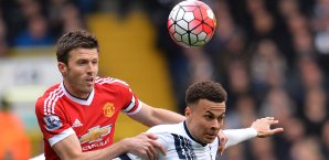 Michael Carrick (l.) spielt seit 2006 für Manchester United Michael Carrick