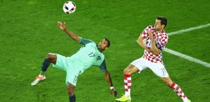 Nani steht mit Portugal im EM-Halbfinale Nani