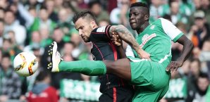 Papy Djilobodji erzielte zwei Tore in der Rückrunde für Werder Papy Djilobodji