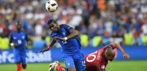 Paul Pogba führte Frankreich bei der EM bis ins Finale gegen Portugal Paul Pogba