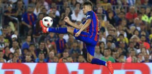 FC Valencia will die Ausleihe vom FC Barcelona Munir El Haddadi behalten Munir El-Haddadi