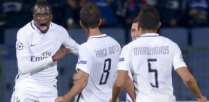 Blaise Matuidi (l.) eröffnete den Torreigen für Paris Blaise Matuidi