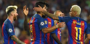 Leo Messi präsentierte sich in Topform Champions League