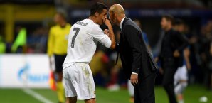 Cristiano Ronaldo lobt Zinedine Zidane in den höchsten Tönen Cristiano Ronaldo