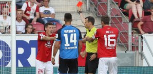Gaetan Bussmann musste vorzeitig zum Duschen Gaetan Bussmann
