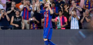 Lionel Messi erzielte seinen sechsten Dreierpack in der Champions League Lionel Messi